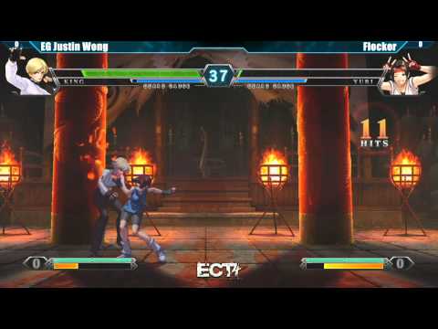 KOF13 Top 8 EG Justin Wong vs Flocker  ECT4 Tournament