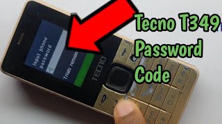 tecno t349 input phone password all tecno keypad mobile password unlock