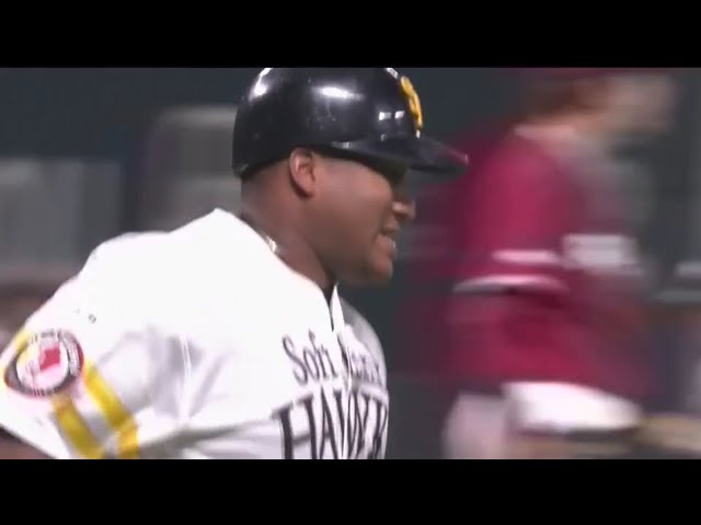 【1回裏】OP戦1号が飛び出した!! ホークス・デスパイネの確信アーチ!! 2019/3/21 H-E