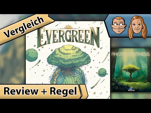 Evergreen – im Vergleich mit Photosynthesis – Brettspiel – Review und Regelerklärung