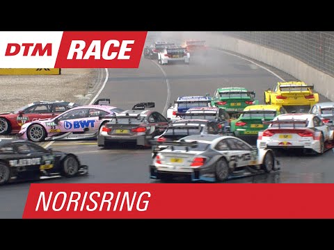 Molina and Auer Crash in Turn 1 - DTM Norisring 2015