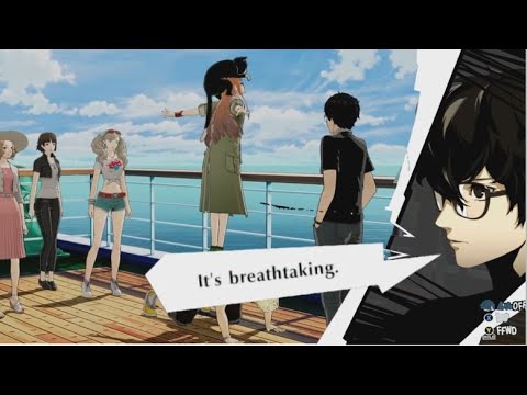 Futaba doing the Titanic Pose | Persona 5 Strikers