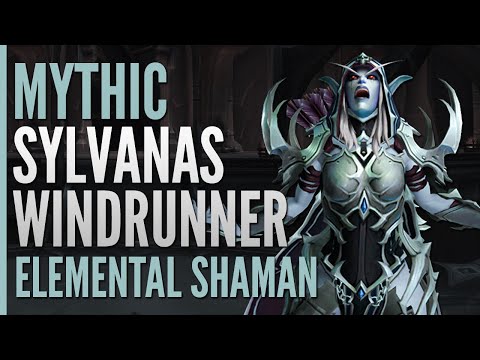 Mythic Sylvanas Windrunner First Kill | Elemental Shaman PoV | Rain on Stormreaver