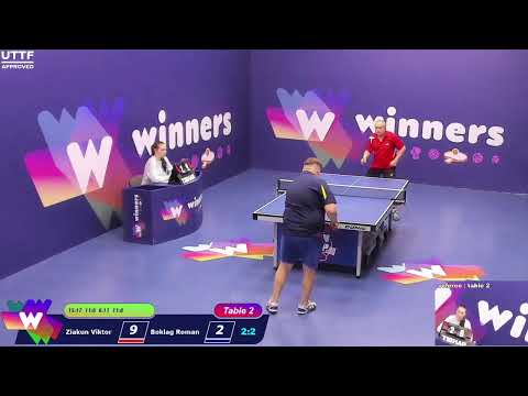 WINners CUP table 2  27.01  Ziakun Viktor - Boklag Roman  19:30