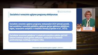 2026-09-17 doc. Šarūnė Magelinskaitė–Legkauskienė • „ELLA programa: ankstyvosios prevencijos galim..