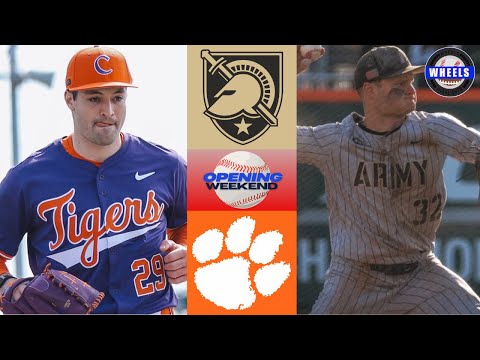 Army vs #19 Clemson | Game 2 | 2026 College Baseball Highlights