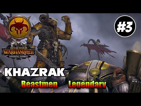 The Fall of Altdorf || Khazrak Legendary Campaign #3 || Total War Warhammer 3