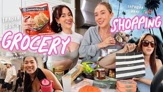 Grocery Shopping at Trader Joes + Sephora Beauty Haul!!