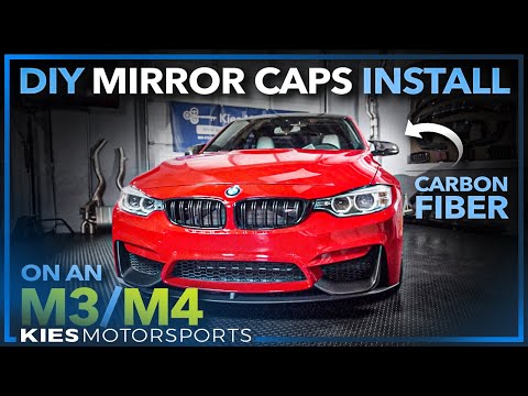 THE EASIEST WAY TO INSTALL F80 M3 DRY CARBON FIBER MIRROR CAPS (F80, F82, and F87)