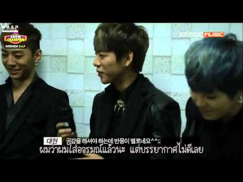 [TH-SUB] B.A.P Showchampion Backstage CUT