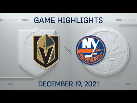 NHL Highlights | Golden Knights vs. Islanders - Dec 19, 2021