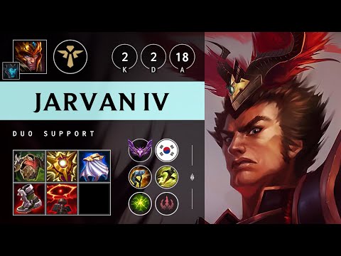 Jarvan IV Support vs Lulu - KR Master Patch 25.16