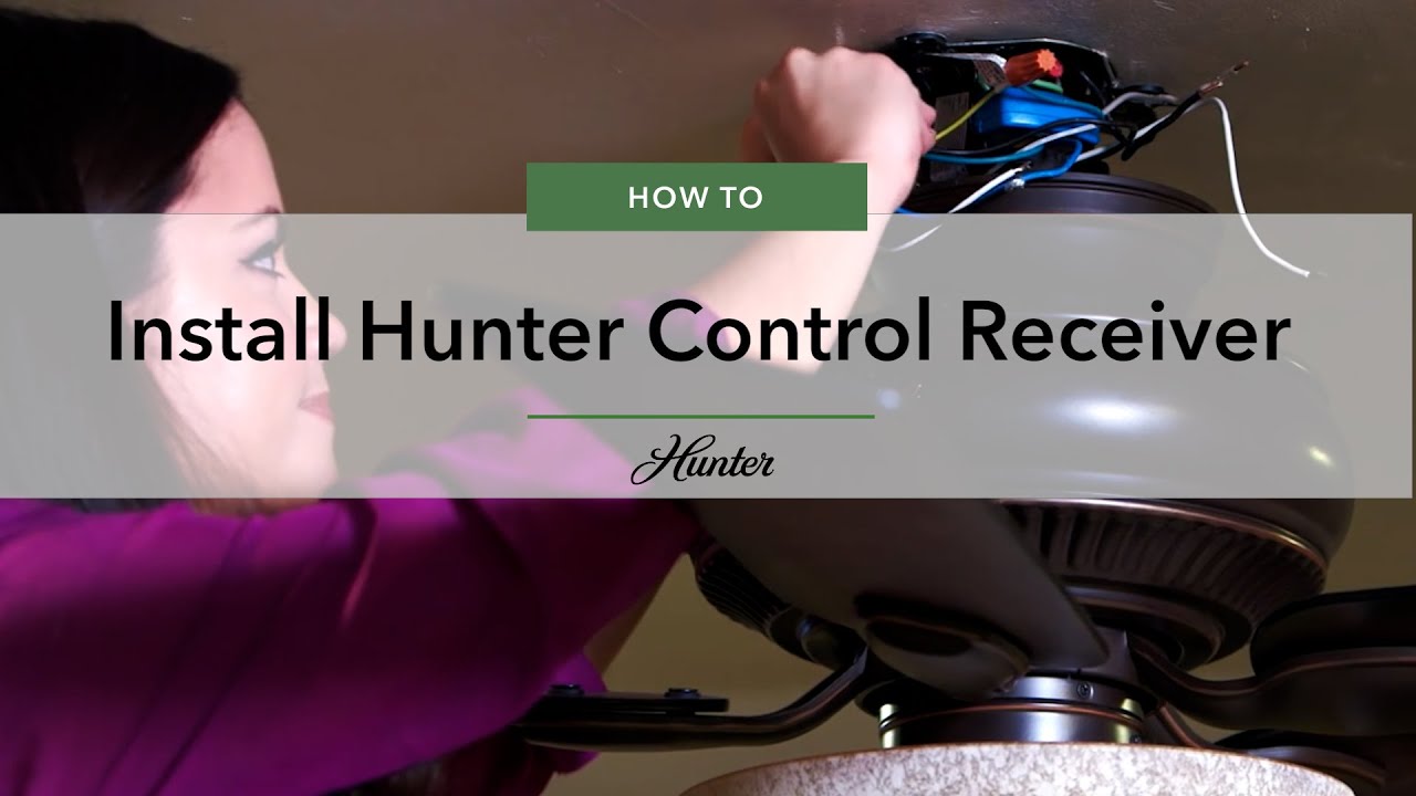 How to Install a Hunter Control Receiver #easydiy #diy #howto #smarthome #ceilingfan