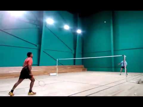 Badminton practice