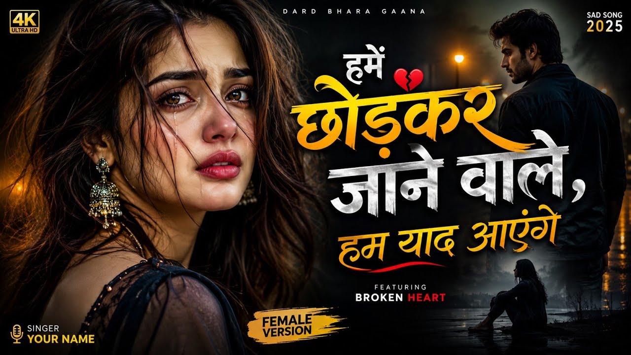 😭 हमें छोड़कर जाने वाले... हम याद आएंगे 💔 | Female Sad Song 2026 🎶 | Emotional Breakup Song ❤️‍🩹