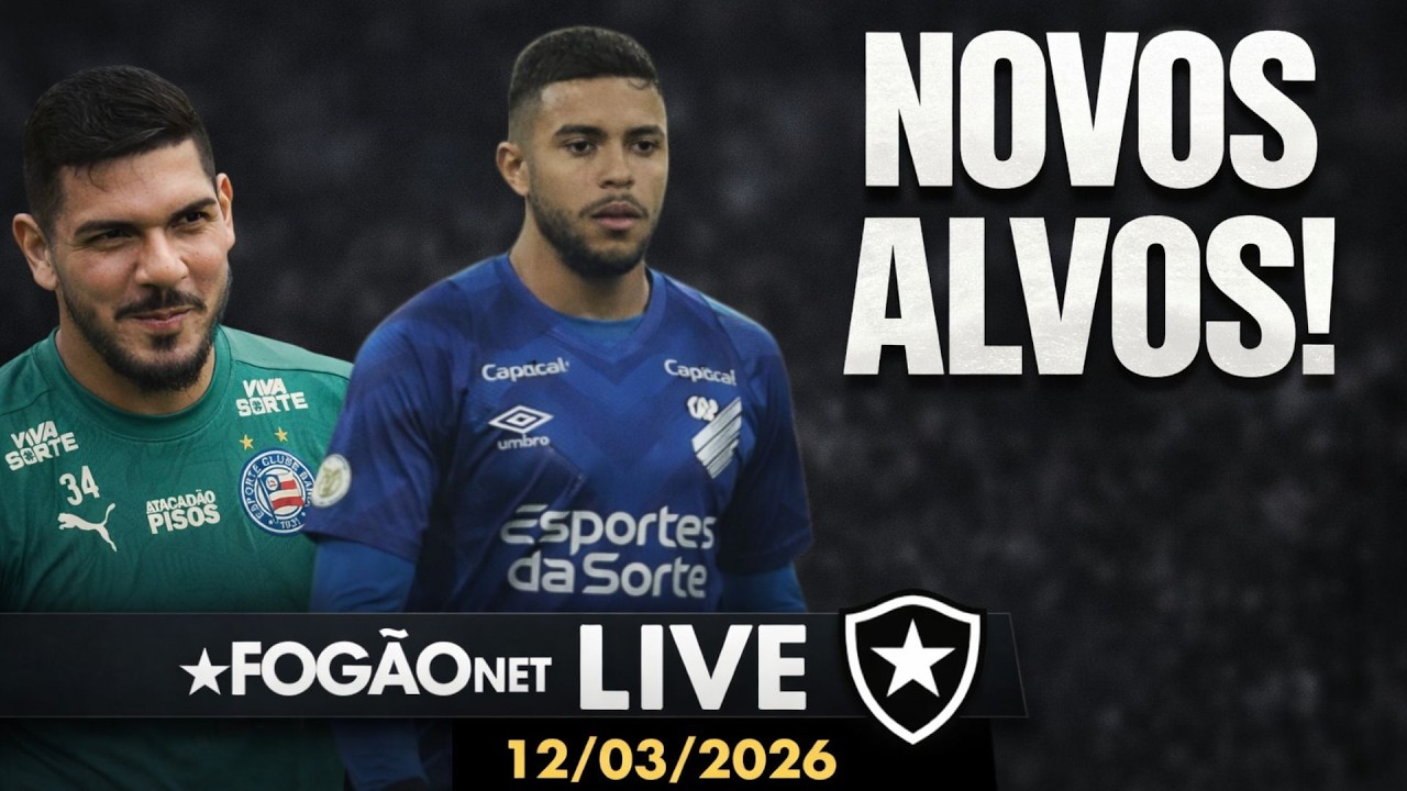 LIVE | João Paulo e Mycael são alvos do Botafogo para o gol; associativo questiona John Textor