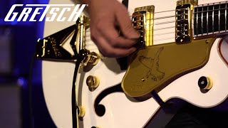 Video thumbnail for Gretsch 2016 Players Edition G6136T White Falcon | Gretsch Guitars by Gretsch Guitars