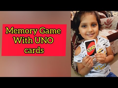How to Play Memory Game With UNO cards ?? || UNO DIY game || Fun Learning With Kids