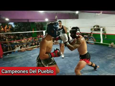 🥊 Damián Alderete Vs Jonathan Pereyra - KICK BOXING - AMATEUR - Campeones Del Pueblo