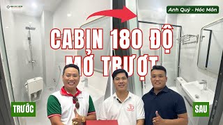 THI CÔNG CABIN TẮM SLIM SIÊU ĐẸP TẠI GÒ VẤP l Minh Bảo Slim Door