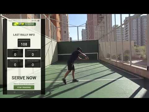 TennisWall Shot Tracker video thumbnail