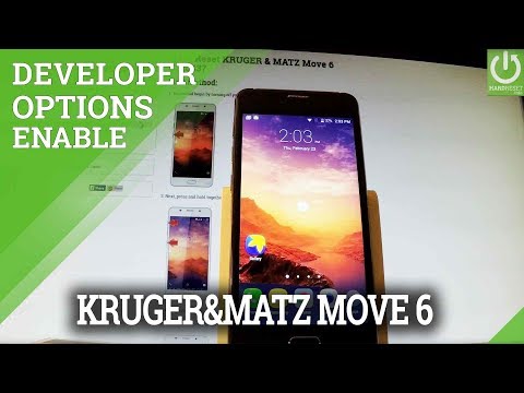 Allow USB Debugging KRUGER & MATZ Move 6 - Developer Options