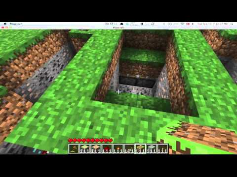 masterofgreen - Redstone Contraptions - Ep. 02  - How to make a suffocating trap