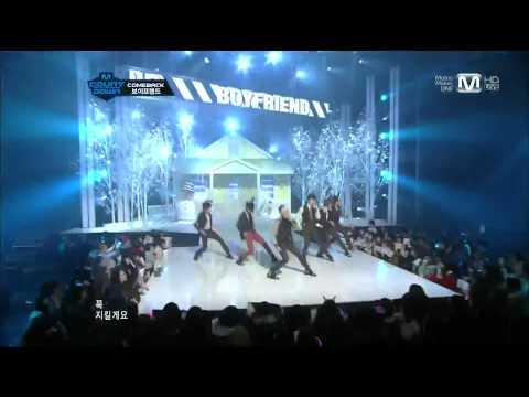 [111208] M.Countdown_ 보이프렌드(Boyfriend) Fancafe stage