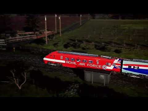 Red Arrows Class 395 passes Rural Kent