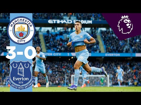 RODRI'S ROCKET 🚀 | Man City 3-0 Everton Highlights | Sterling, Rodri, Bernardo