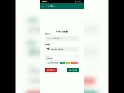 Força Tarefas: Listas, Tarefas
