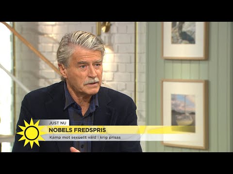 Porseryd om fredspristagarna: "Nu hamnar strålkastarna på sexuellt våld mot kvi - Nyhetsmorgon (TV4)