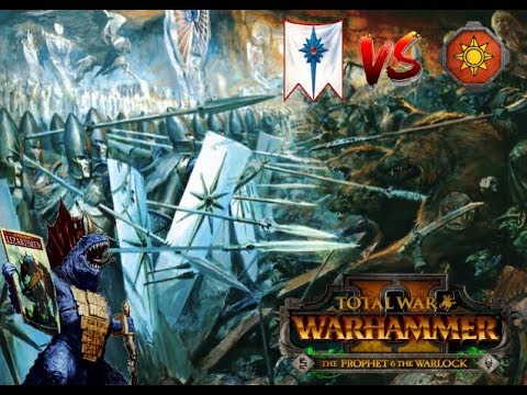 High Elves vs. Lizardmen: Unbinding Lord Kroak - Total War Warhammer 2 Multiplayer