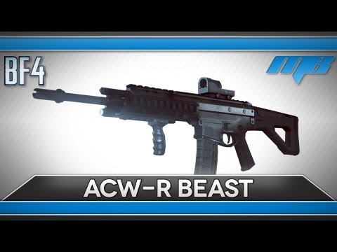 Battlefield 4 ACW-R - Was für eine geile Waffe (Battlefield 4 Beta Gameplay/GameDoku)