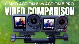 DJI Osmo Action 6 vs Osmo Action 5 Pro - Video Quality Comparison