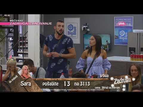 Zadruga - Andrijana odgovara na pitanje Dušana Zdravkovića - 17.06.2018.