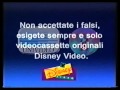 Sequenza VHS Disney Settembre 1997