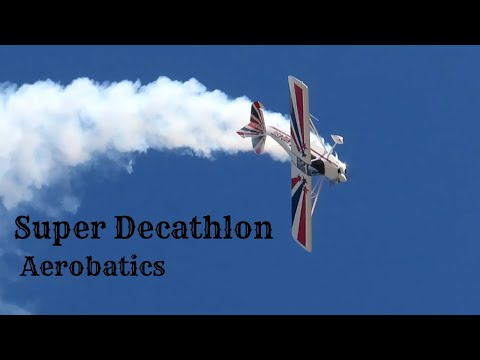 RJ Gritter,  Super Decathlon aerobatics, at EAA AirVenture 2023