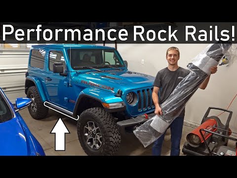 Installing Mopar Performance Rock Rails on Jeep Wrangler JL 2 Door | 82215129AB
