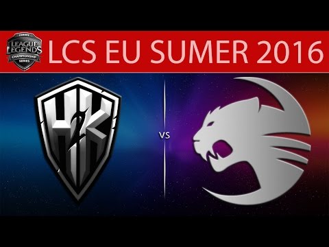 [LoL Highlights] H2k vs ROC Game 1 | LCS EU Summer 2016 (02.06.2016) - H2k-Gaming vs Team ROCCAT