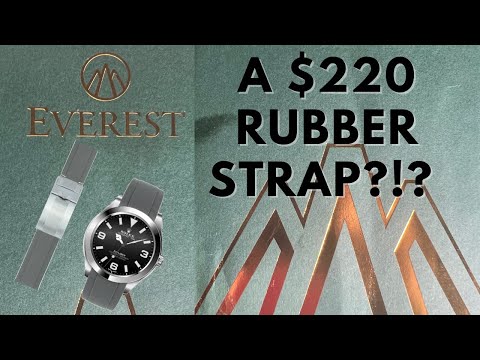 IS THIS RUBBER STRAP WORTH $220? | EVEREST WATCH BANDS