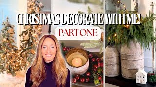 CHRISTMAS DECORATE WITH ME 2024! | ENTRYWAY CHRISTMAS DECOR |CHRISTMAS DECOR STYLING TIPS