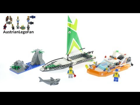 Vidéo LEGO City 60168 : Le sauvetage du voilier