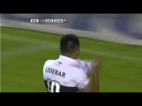 Gol de Bou - Gimnasia LP 2 Vs 0 Godoy Cruz - Fecha 11 - Liga Argentina