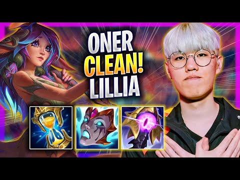 ONER IS SUPER CLEAN WITH LILLIA! - T1 Oner Plays Lillia JUNGLE vs Lee Sin! | Season 2024