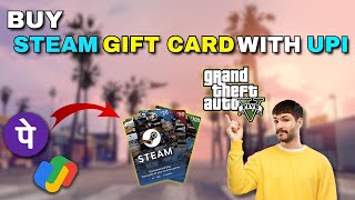 How To Buy Steam Gift Card With UPI 2024 | purchase Steam Wallet Code With Phonepe | 2024