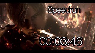 [RE4]Chainsaw DEMO 00:03:46 [Speedrun]