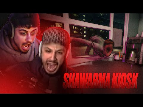 EMRE & OUALID erschrecken sich hart 😂 Wir spielen das 1. Mal Shawarma Kiosk!