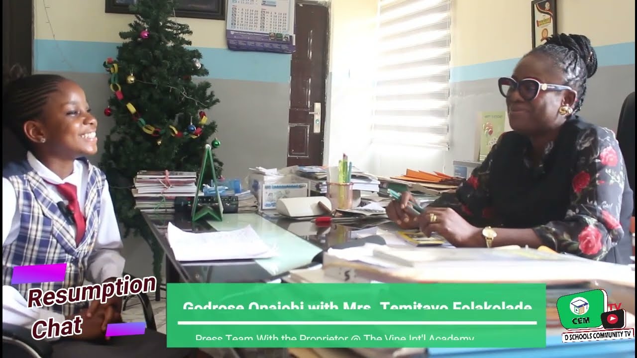 Exclusive: Proprietress Shares Resumption Thoughts @ The Vine Int'l Academy