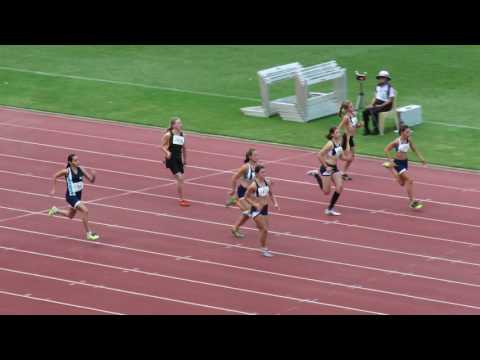 100m 13W H3 Emily Campbell 12.63 +2.8  Qld State Championships 2016